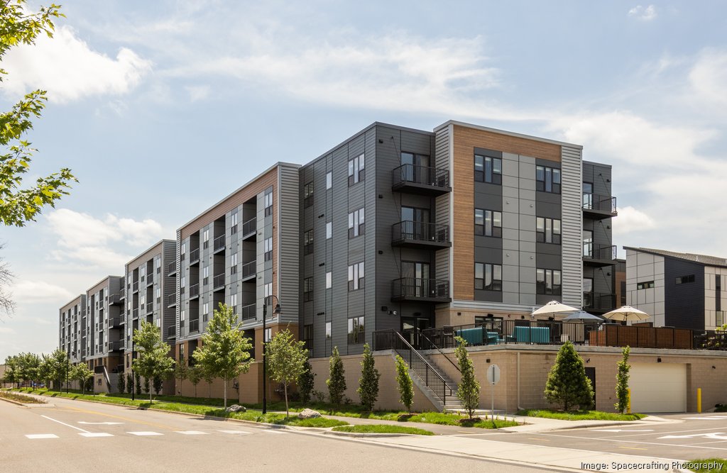 row of townhomes in Tulsa