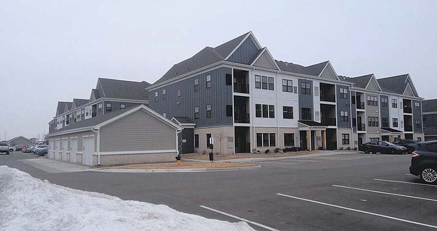 row of townhomes in Tulsa